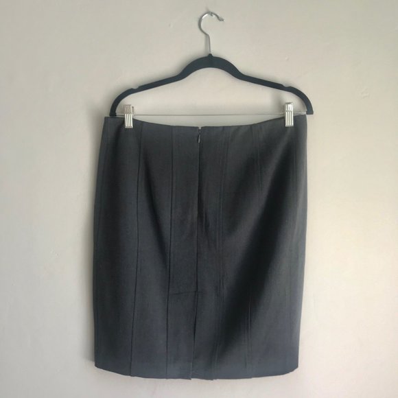 EXPRESS / Dark Gray Pencil Skirt - Picture 3 of 6